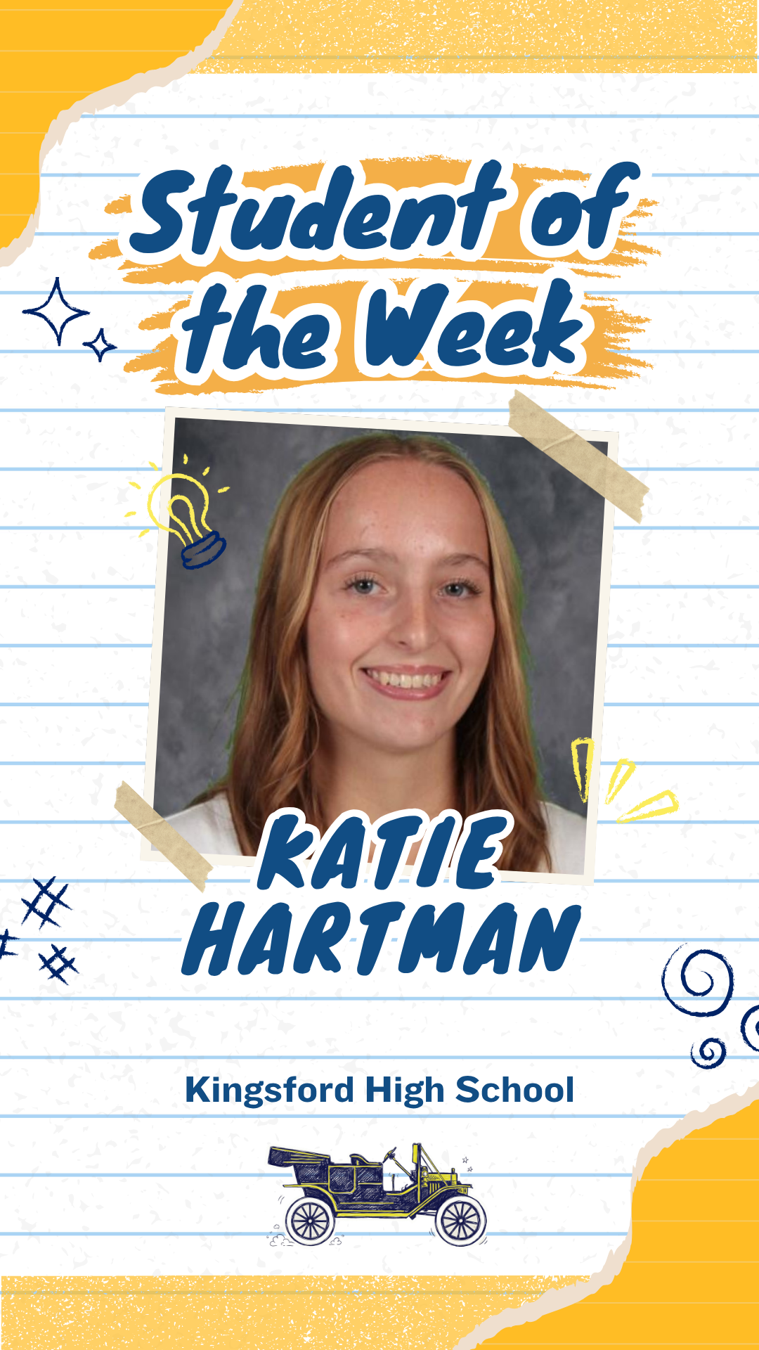 KHS Student of the Week, October 12, 2026