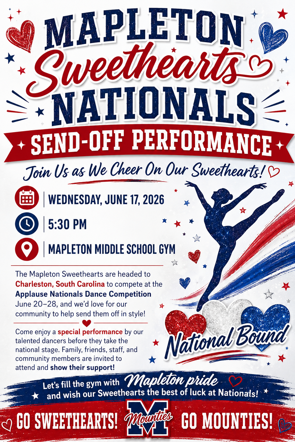 Mapleton Sweethearts Nationals Send-Off Performance