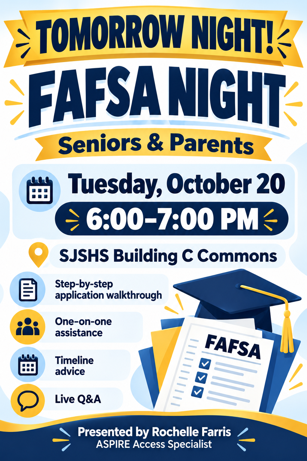 Seniors & Senior Parents: Don't Forget!