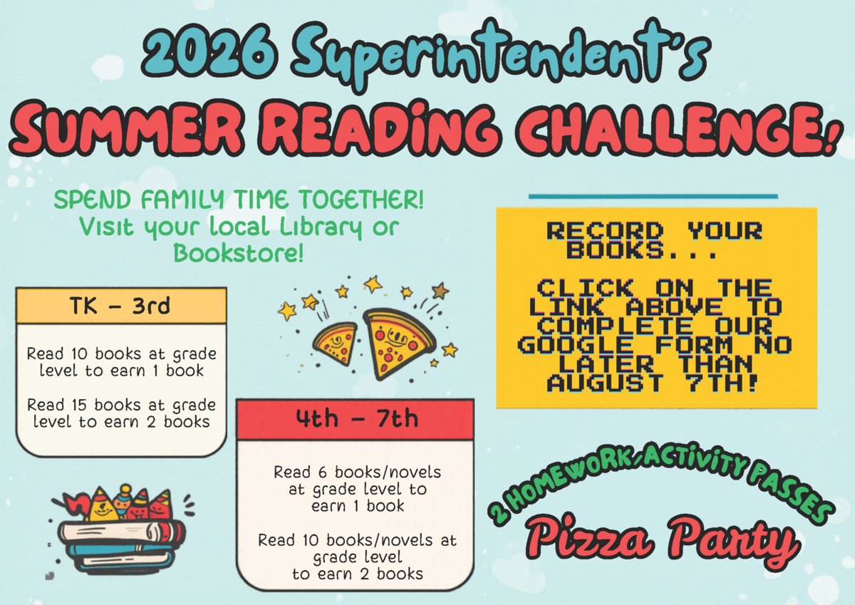 2026 Superintendent's Reading Challenge! 