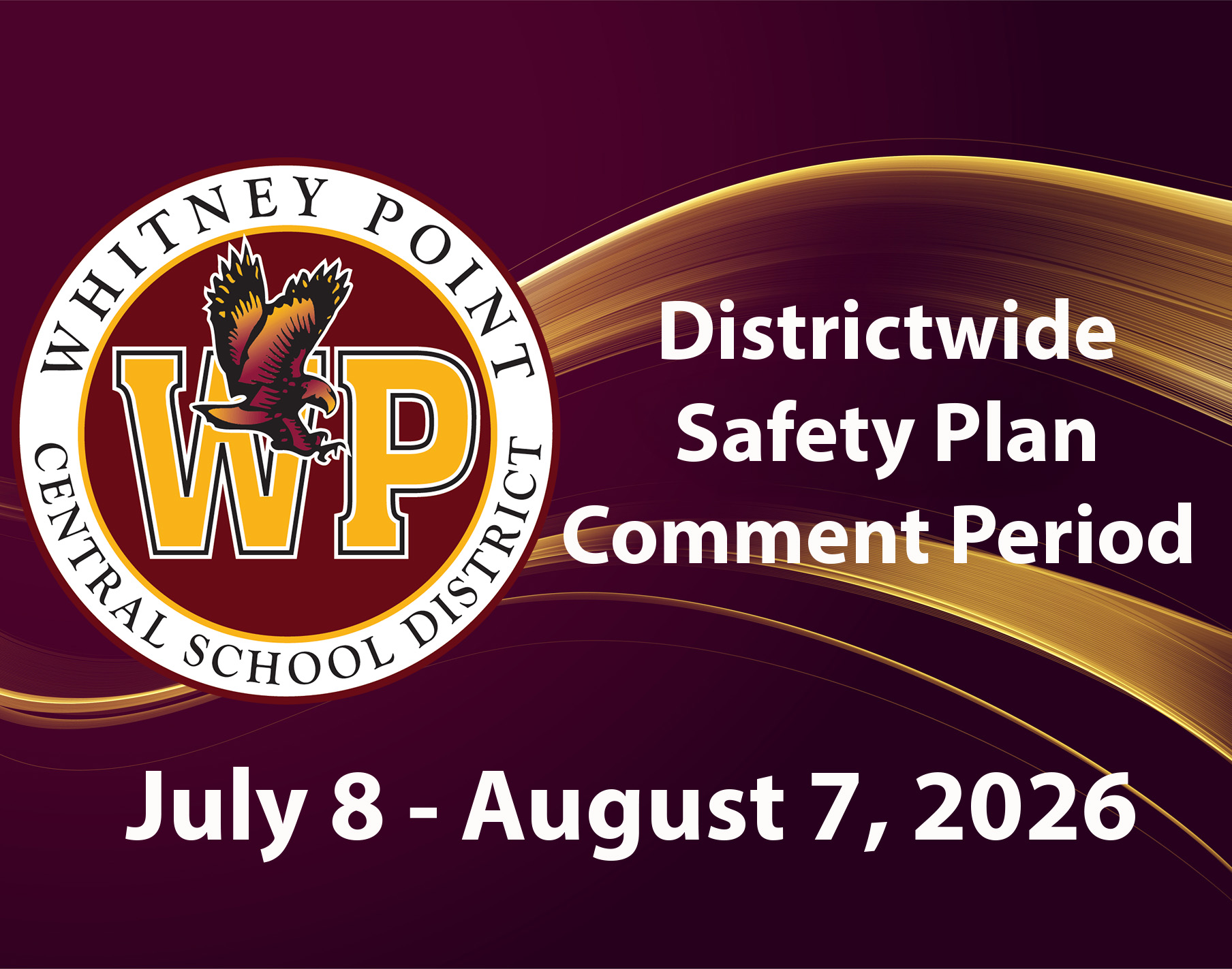 Comment Period open on 2026-27 Districtwide School Safety Plan