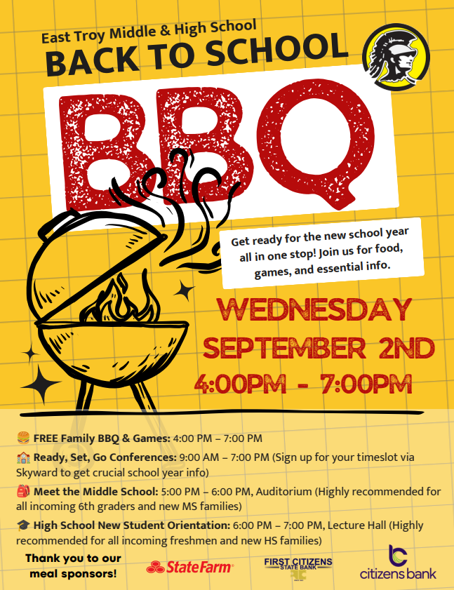 Back-to-School BBQ!