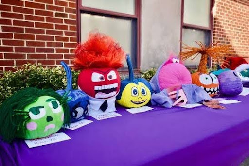 decorated pumpkins