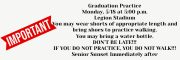 Graduation Practice Announcement
