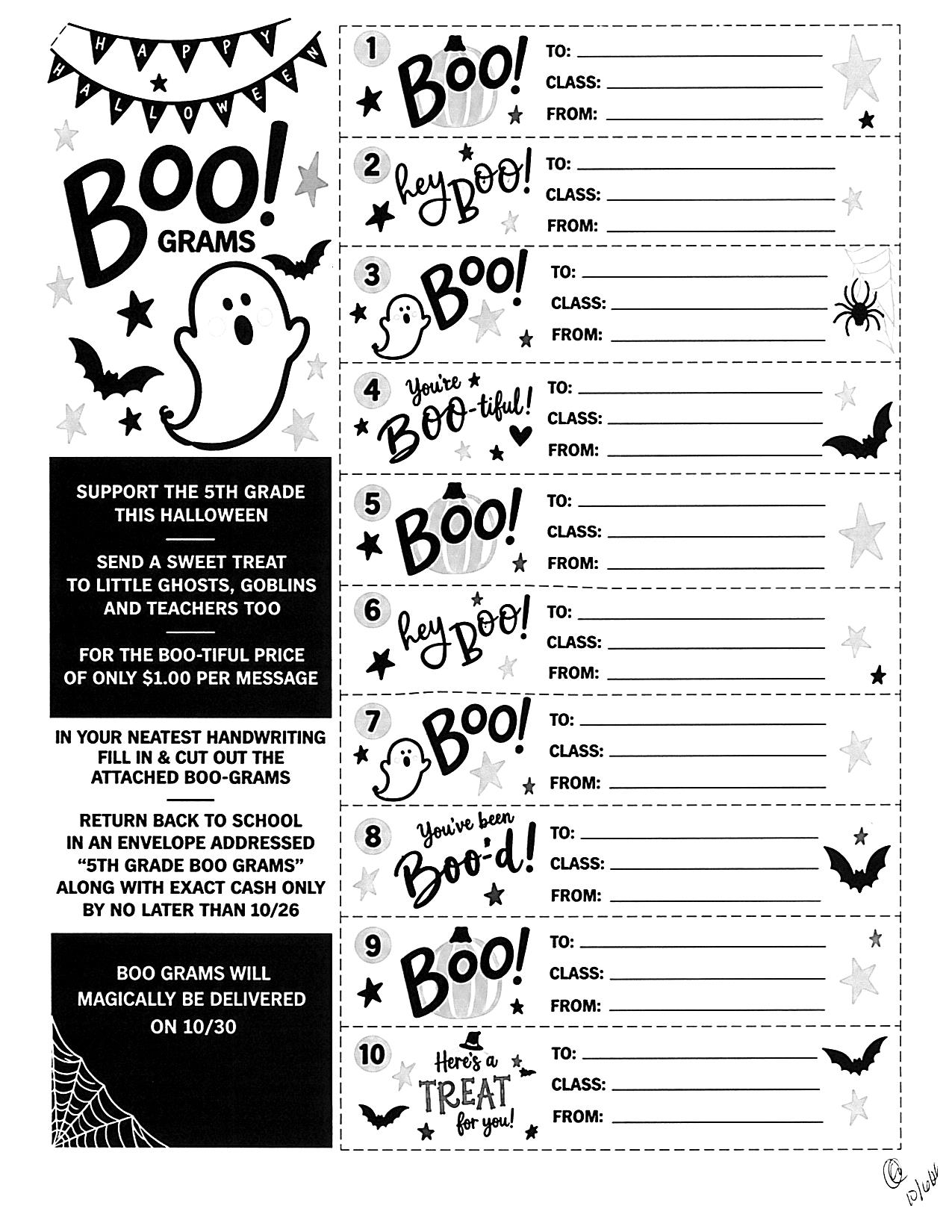Boo Grams For Sale