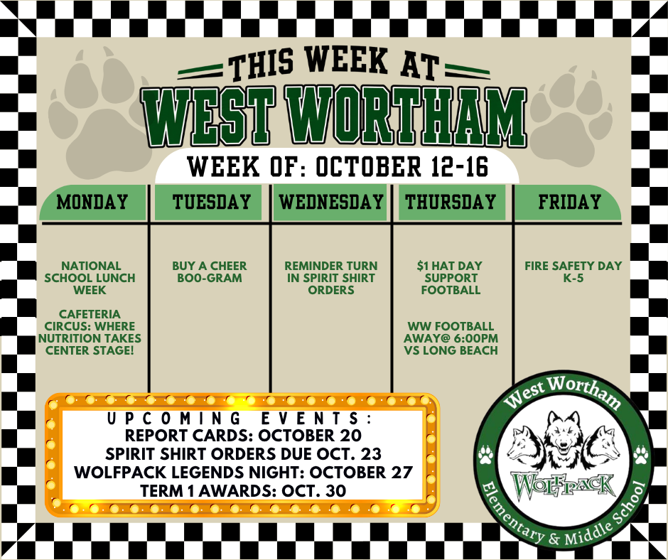 This Week at West Wortham 