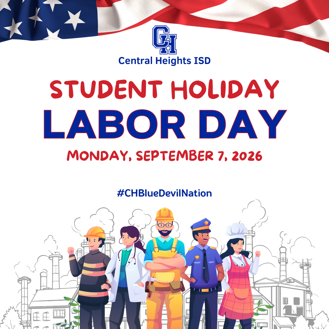 Upcoming School Holiday - Labor Day