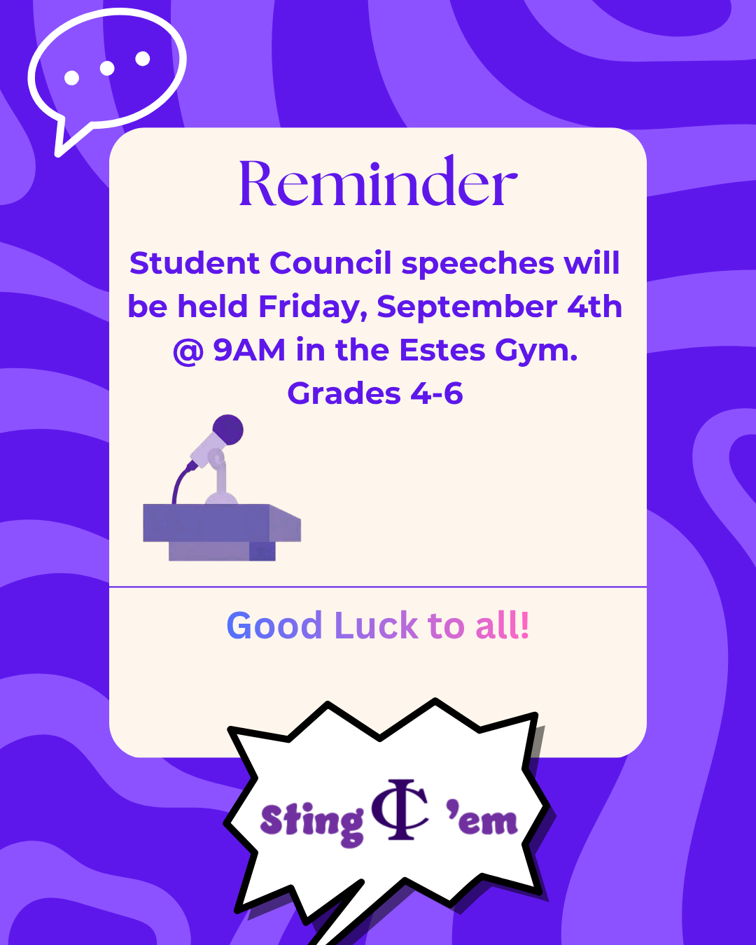 Student Council Speeches