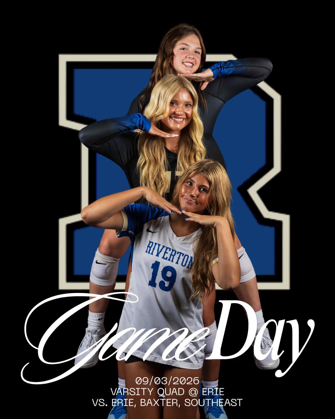 Varsity VB Quad @ Erie Tonight--5:00 PM