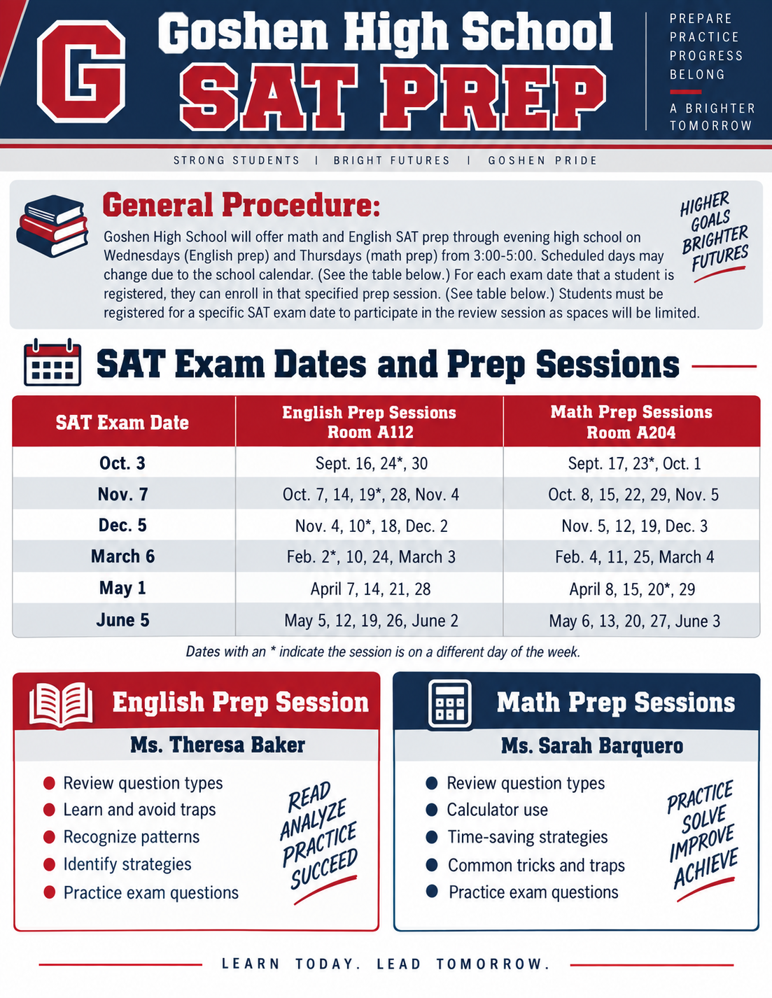 Announcing SAT Prep Courses!