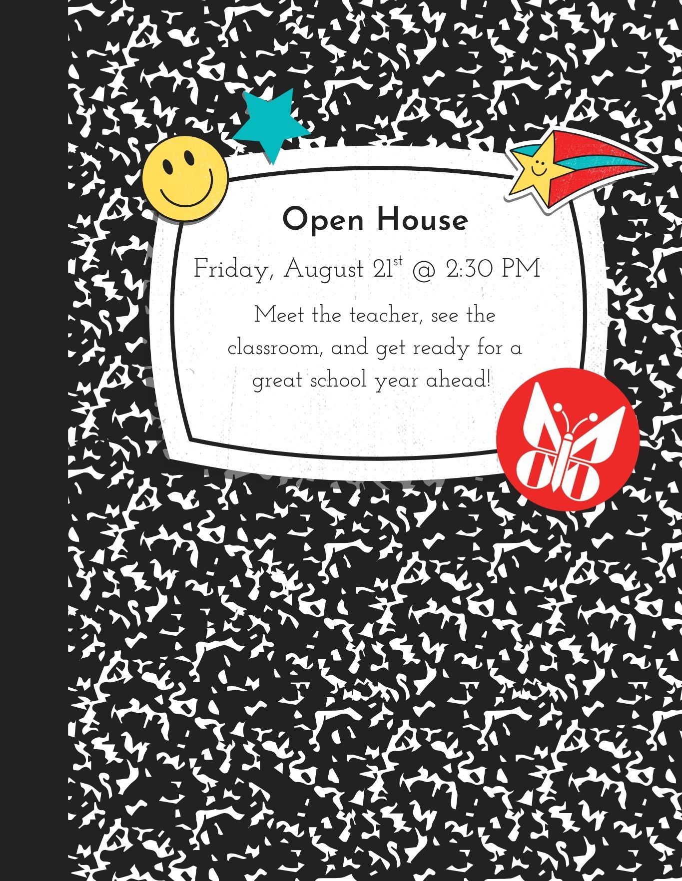 Open House - Friday, August 21st @ 2:30 PM 