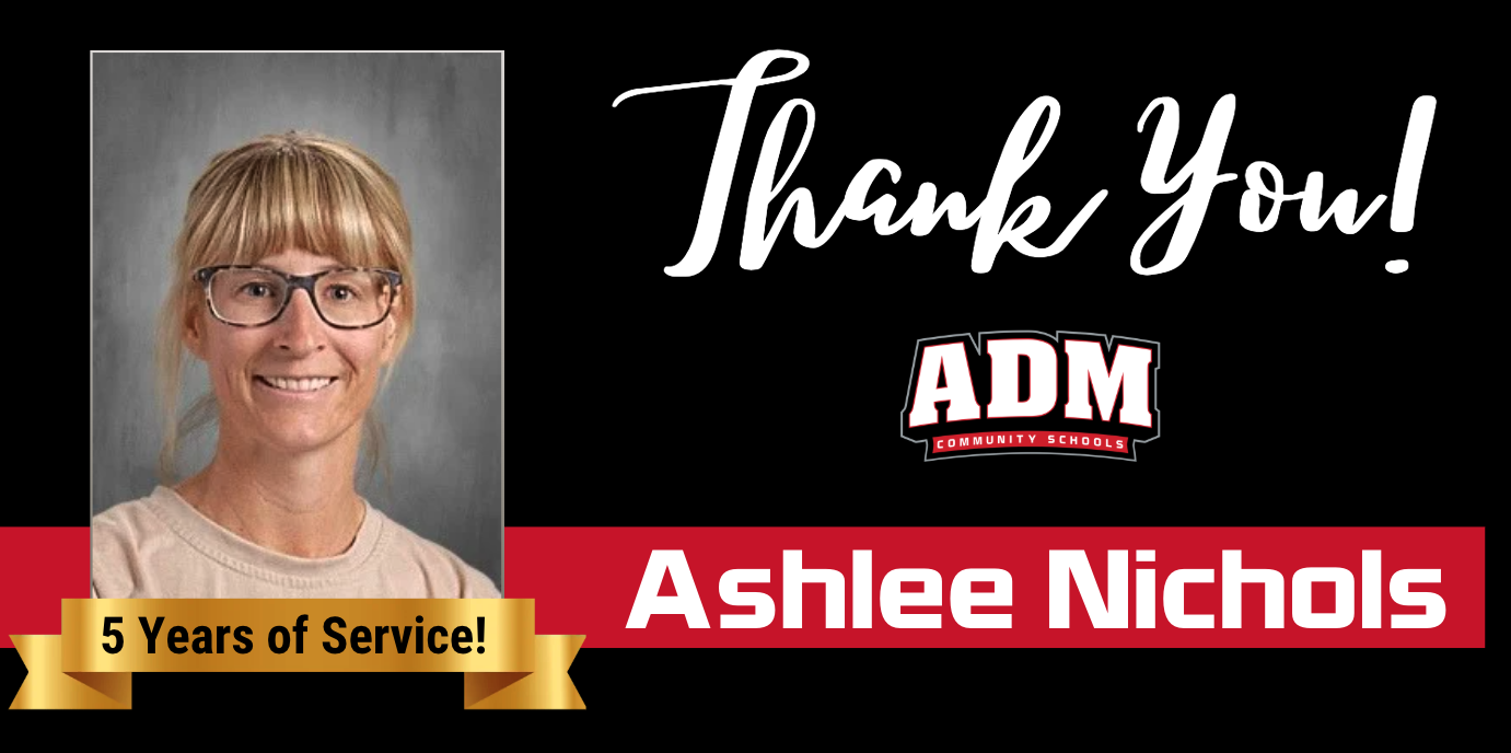 Ashlee Nichols ~ 5 Years of Service!