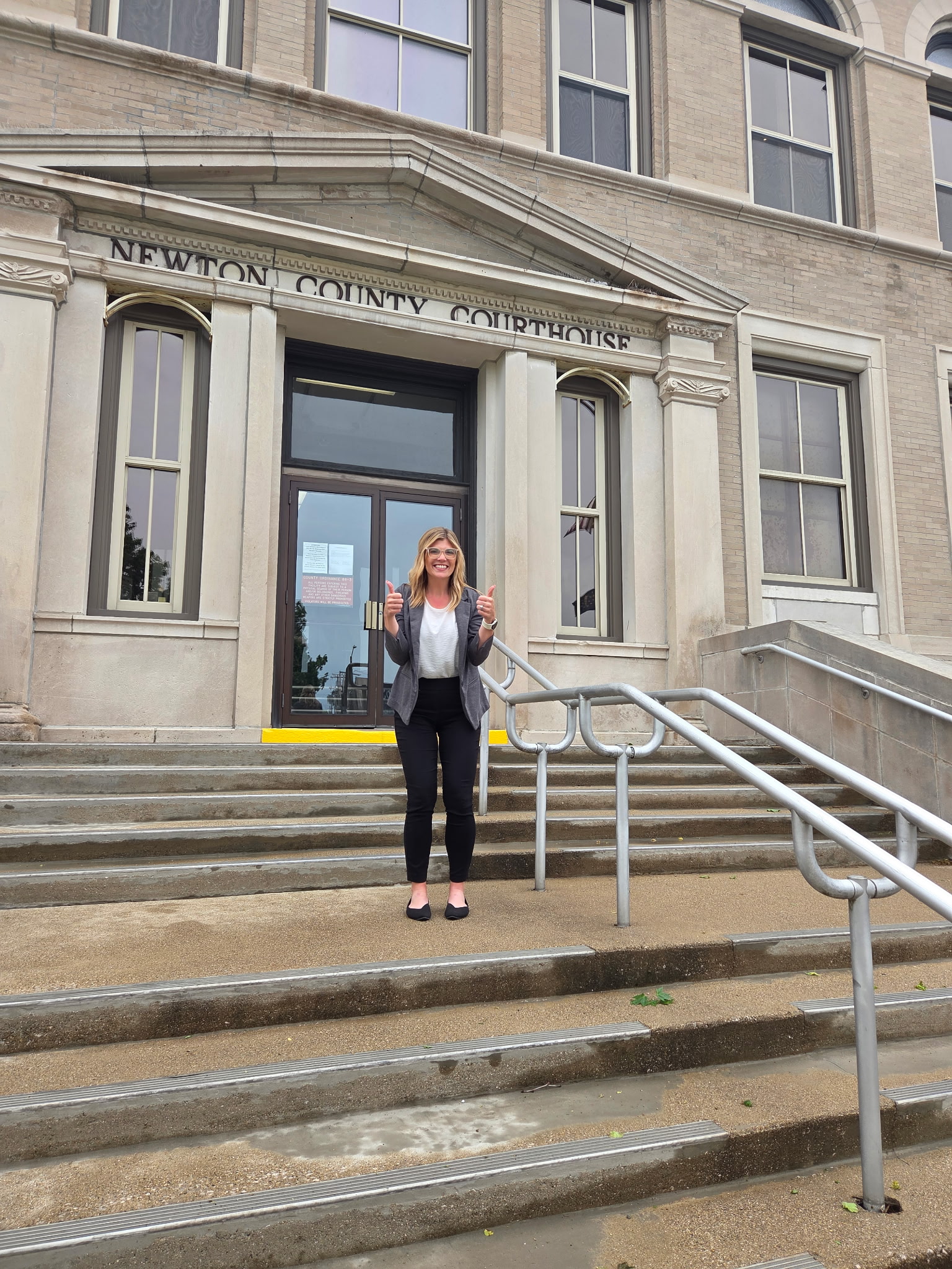 More from Mrs. Kulpa's Mock Trial at the Newton County Courthouse!