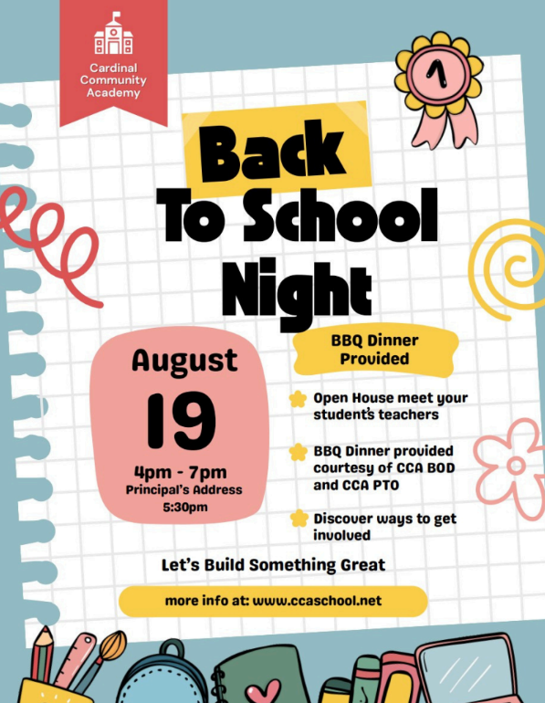 BACK TO SCHOOL NIGHT