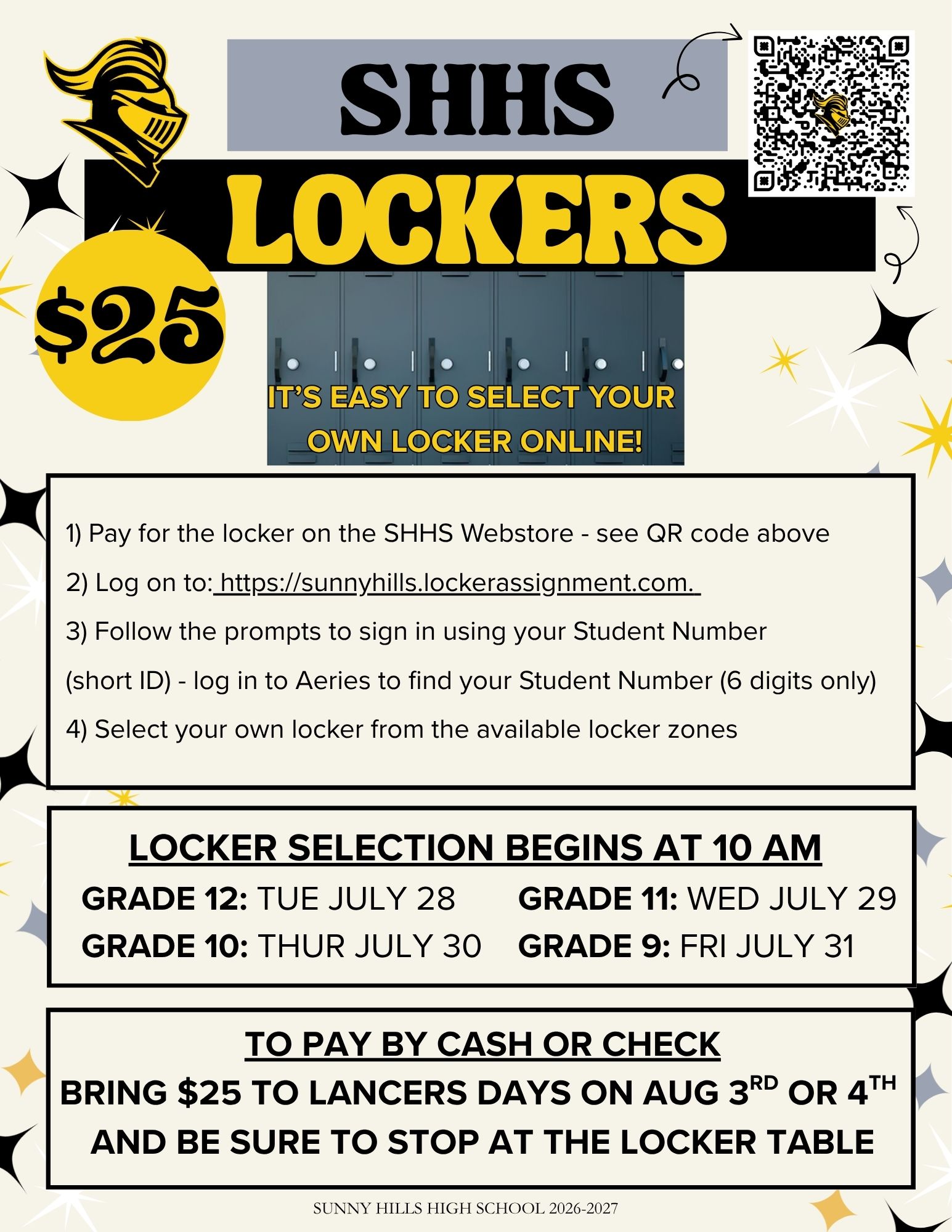 SHHS Lockers