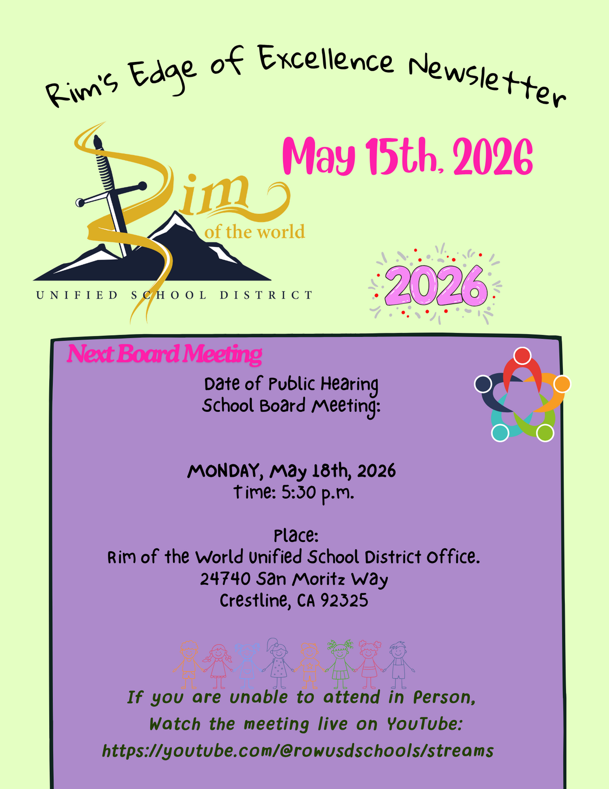 May 15th, 2026: RIM's Edge of Excellence Newsletter