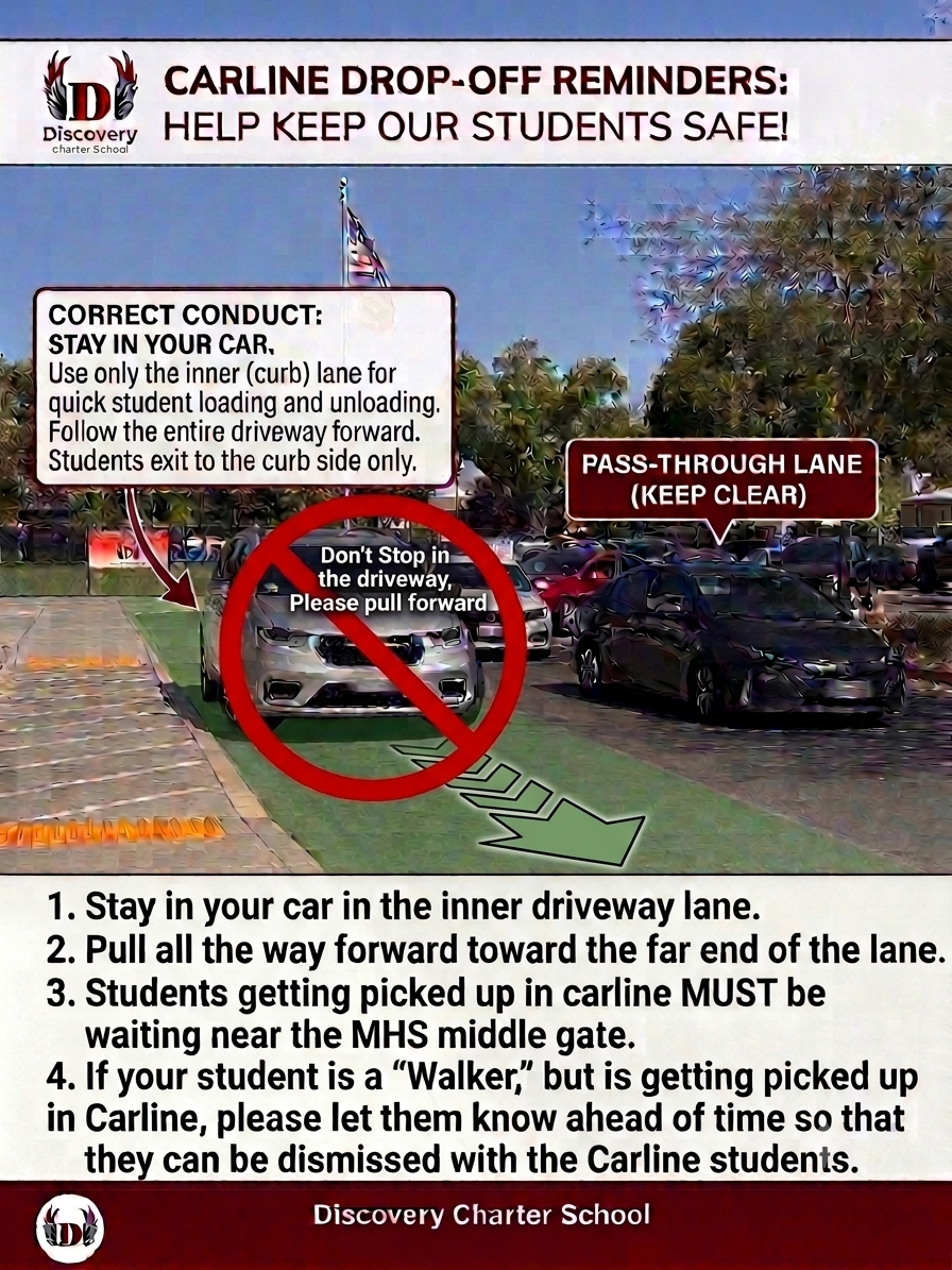 DCS Afternoon Carline & Walker Procedures: Important Reminder