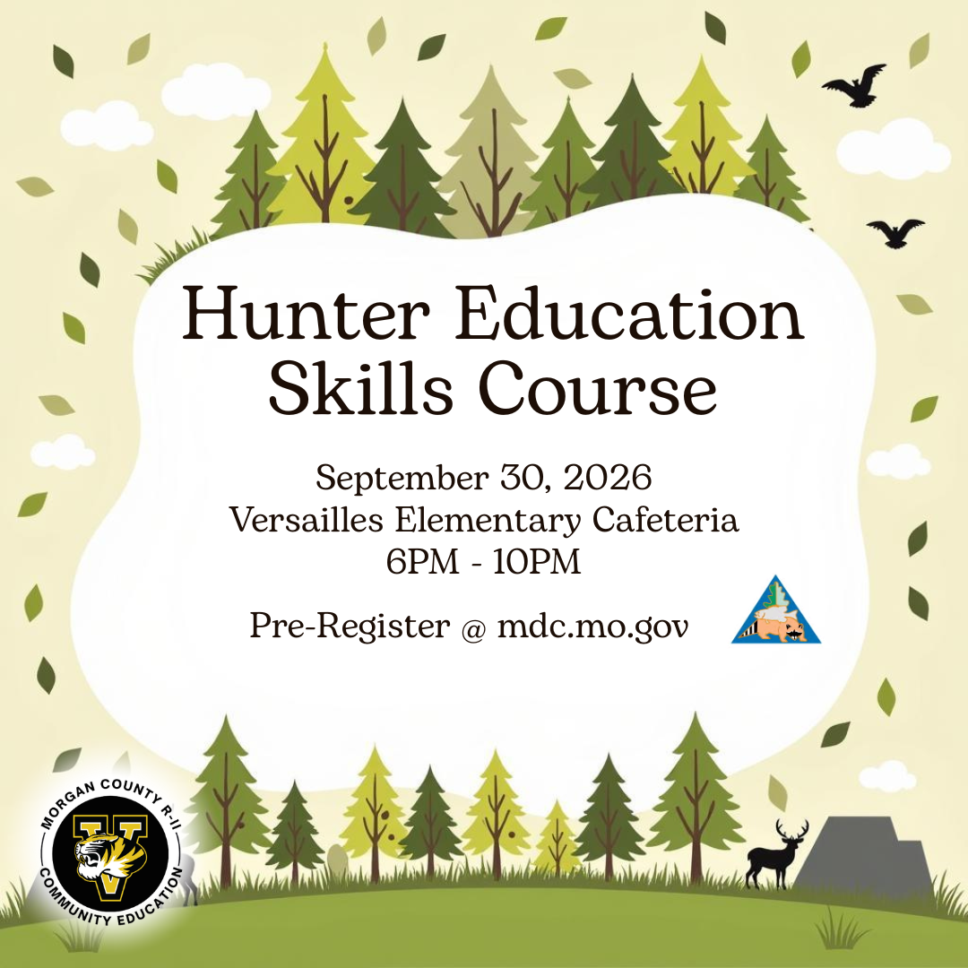 Community Education Opportunity: Hunter Education Skills Course - September 30, 2026