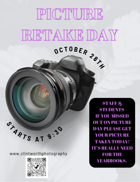 Picture Retakes - October 28th