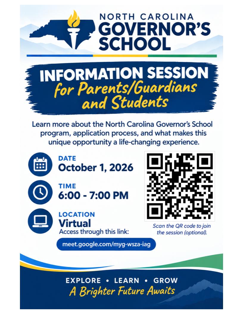 Are you interested in applying to the North Carolina Governor’s School?