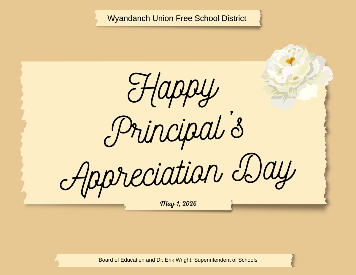 Happy Principal's Day - May 1, 2026