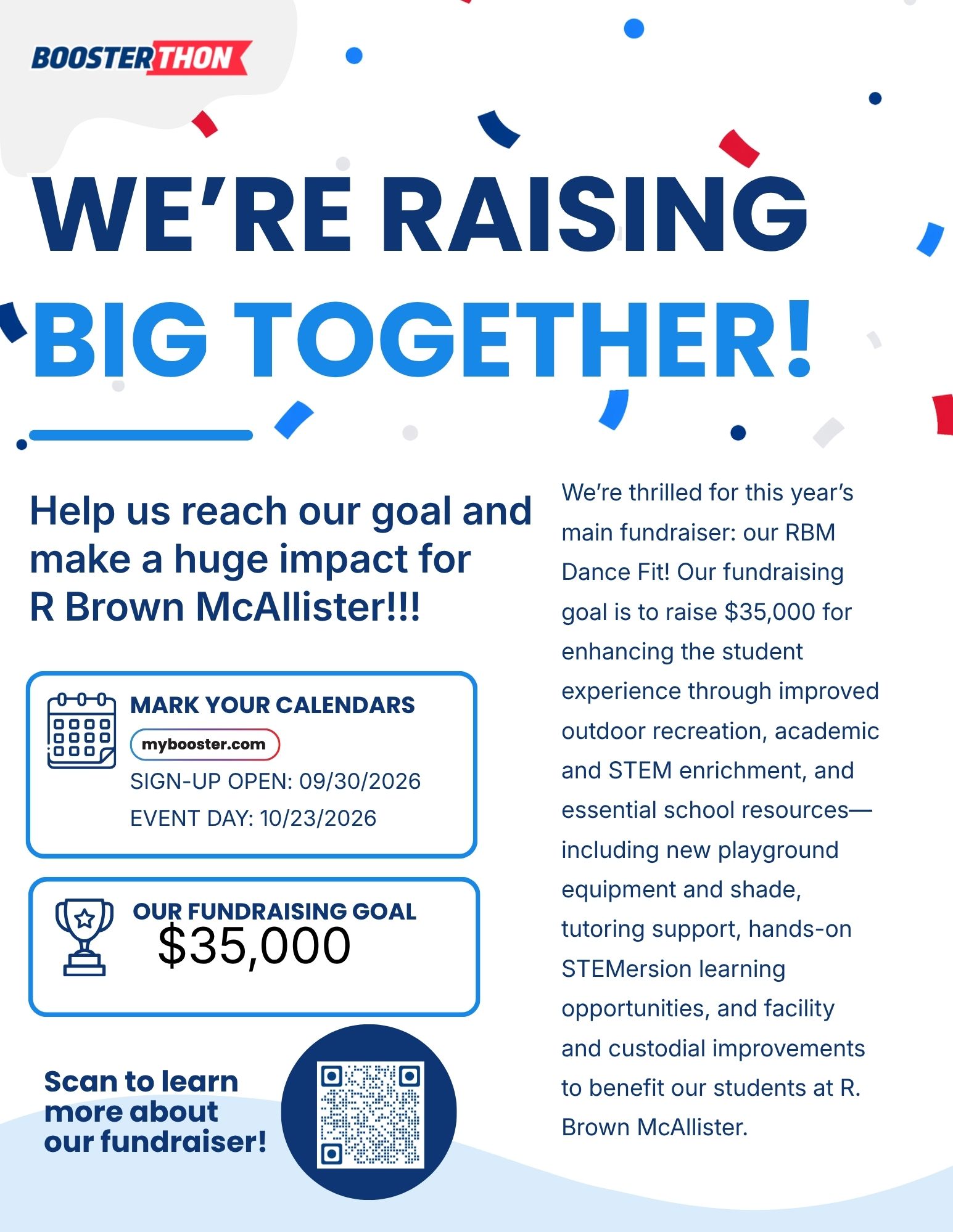 Annual Fundraiser Promo Post!