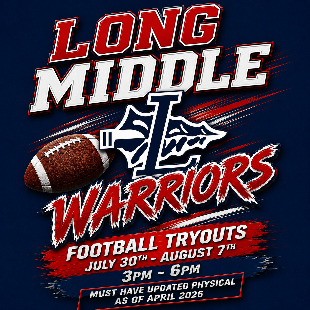 Football & Volleyball Tryout Information