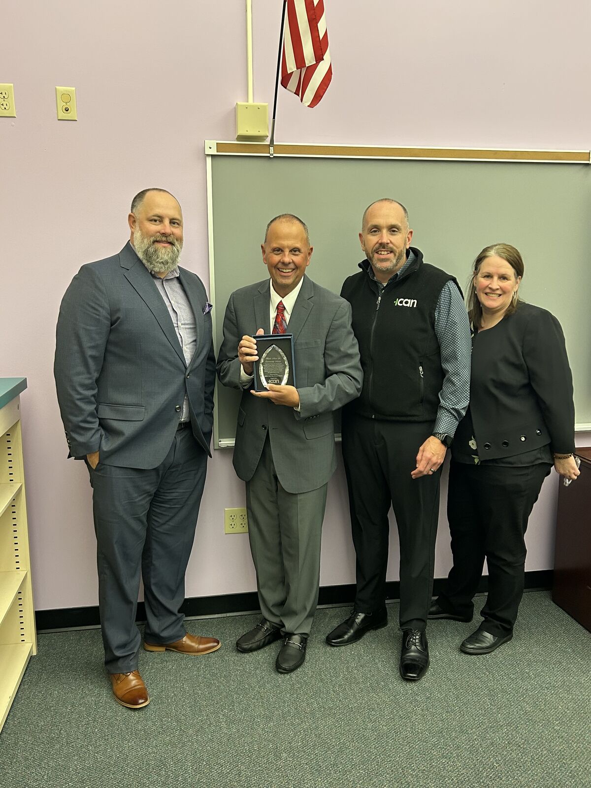 Little Falls City School District Honored with iCAN's "Hands Across the Community" Award