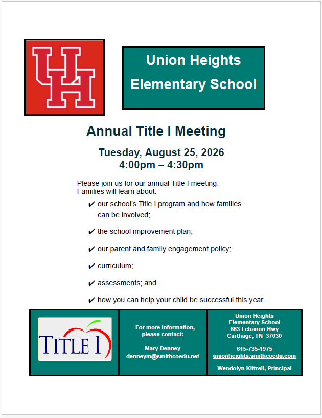 Title I Annual Meeting