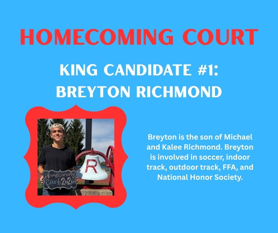 👑 2026 HOMECOMING KING CANDIDATES 👑