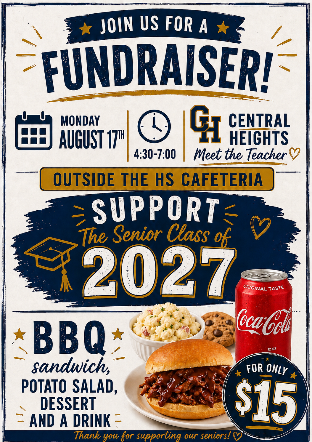 🎉 Come Out, Meet the Teacher & Support Our Seniors! 🎉