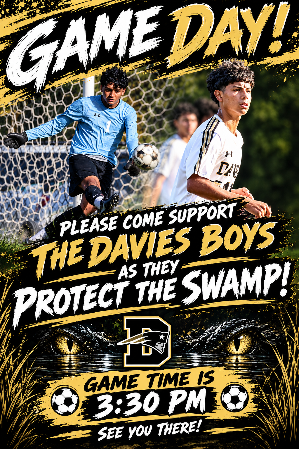 Game day! Boys Varsity Soccer