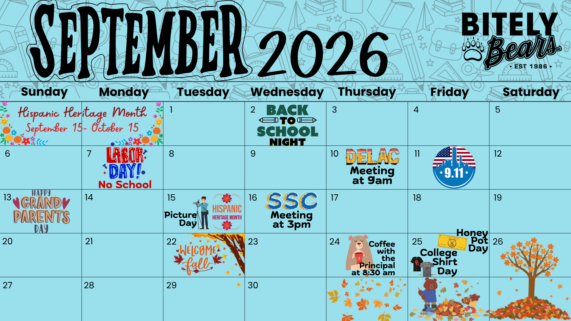September Calender
