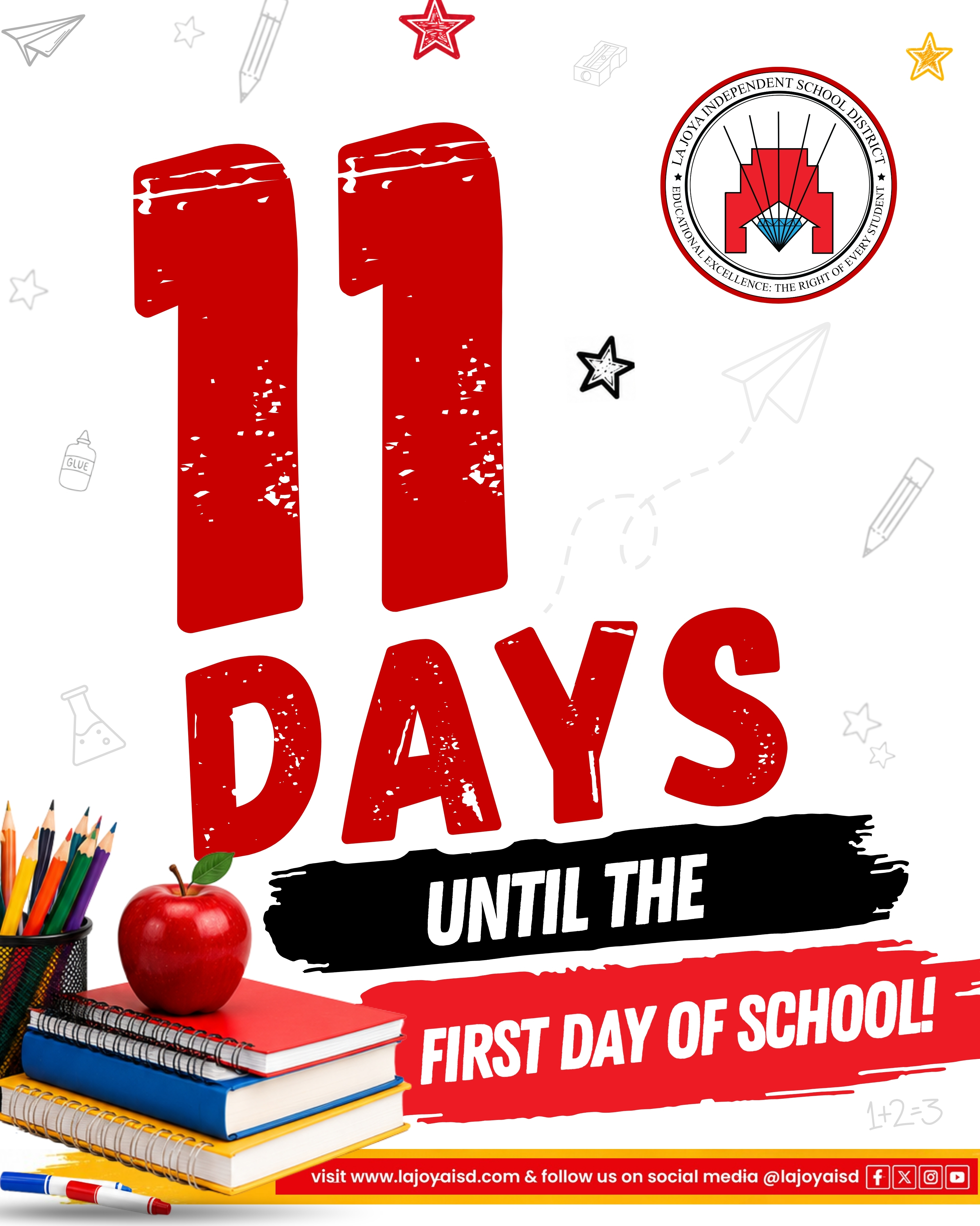 🎒🍎 11 days to go!