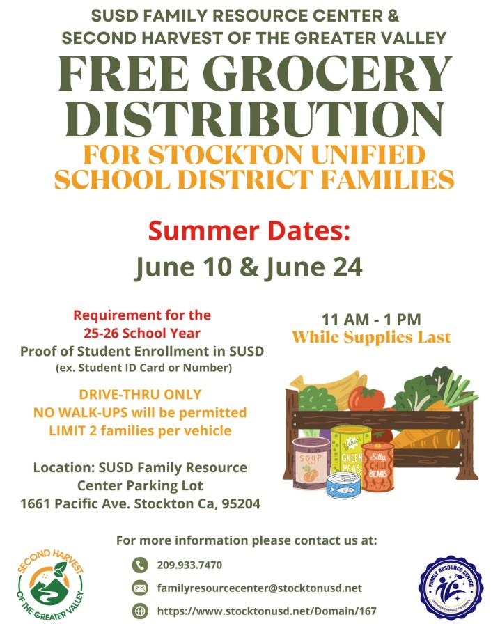 Free Food Distribution for June 2026 / Distribución gratuita de alimentos para junio de 2026