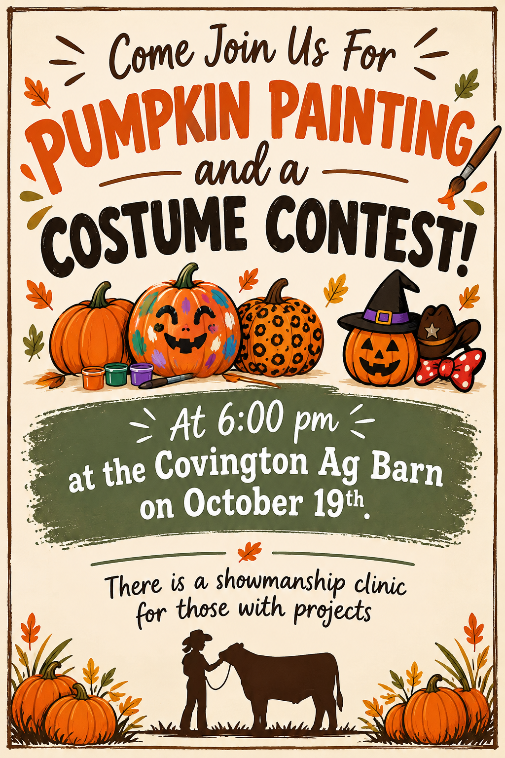 4H Meeting Oct 19th.