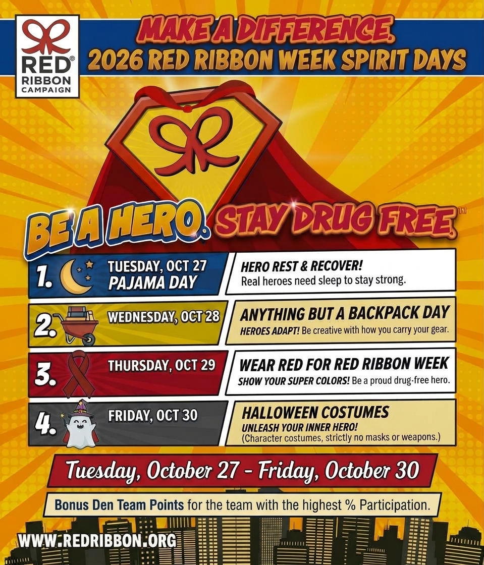 Red Ribbon Week Sprit Days