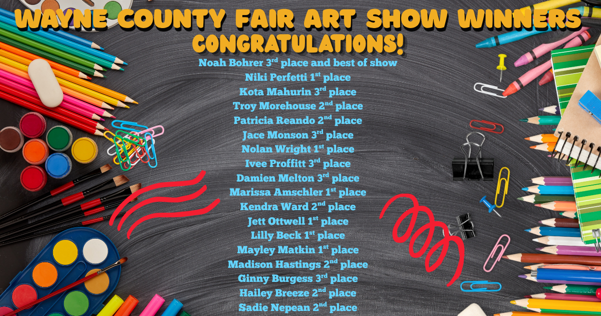 Wayne County Art Show Winners