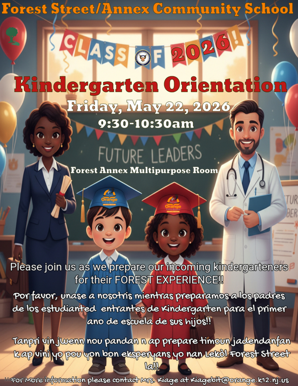 Forest Kindergarten Orientation