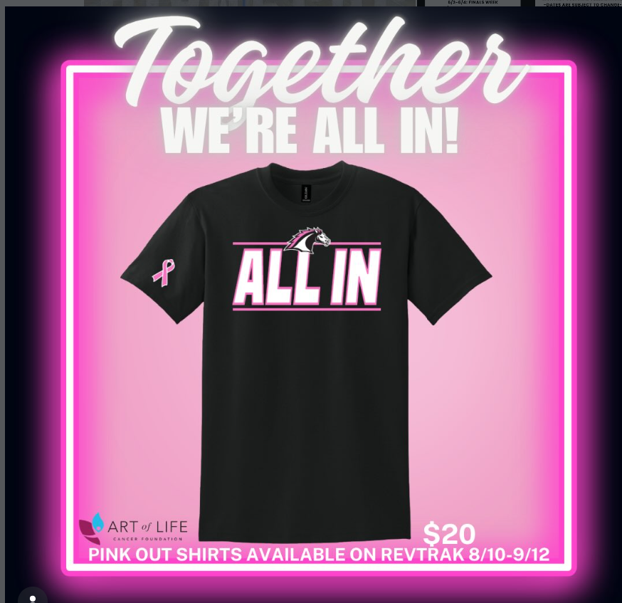 Pink Out Shirts--On Sale Now
