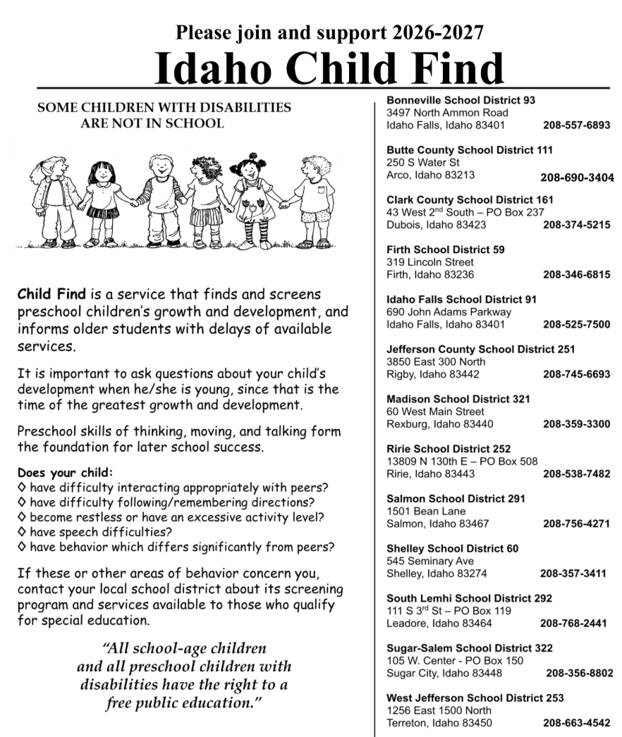 Idaho Child Find 