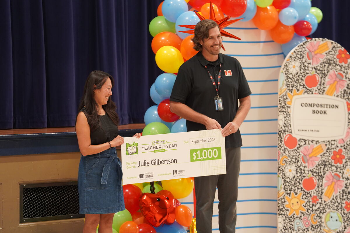 John Tuck 1st Grade Teacher Julie Gilbertson Named High Desert Regional Teacher of the Year