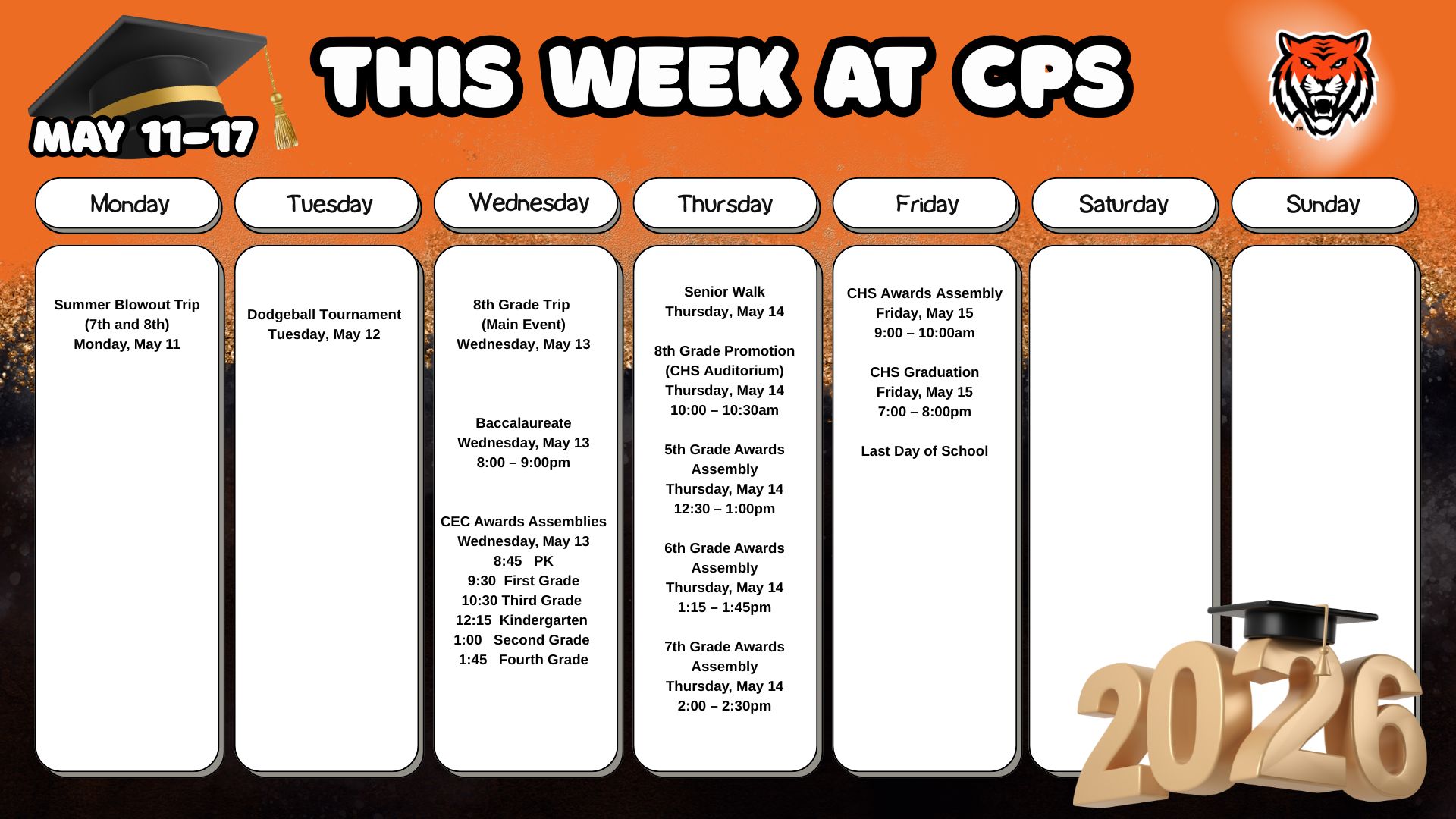 This Week at CPS May 11-17, 2026