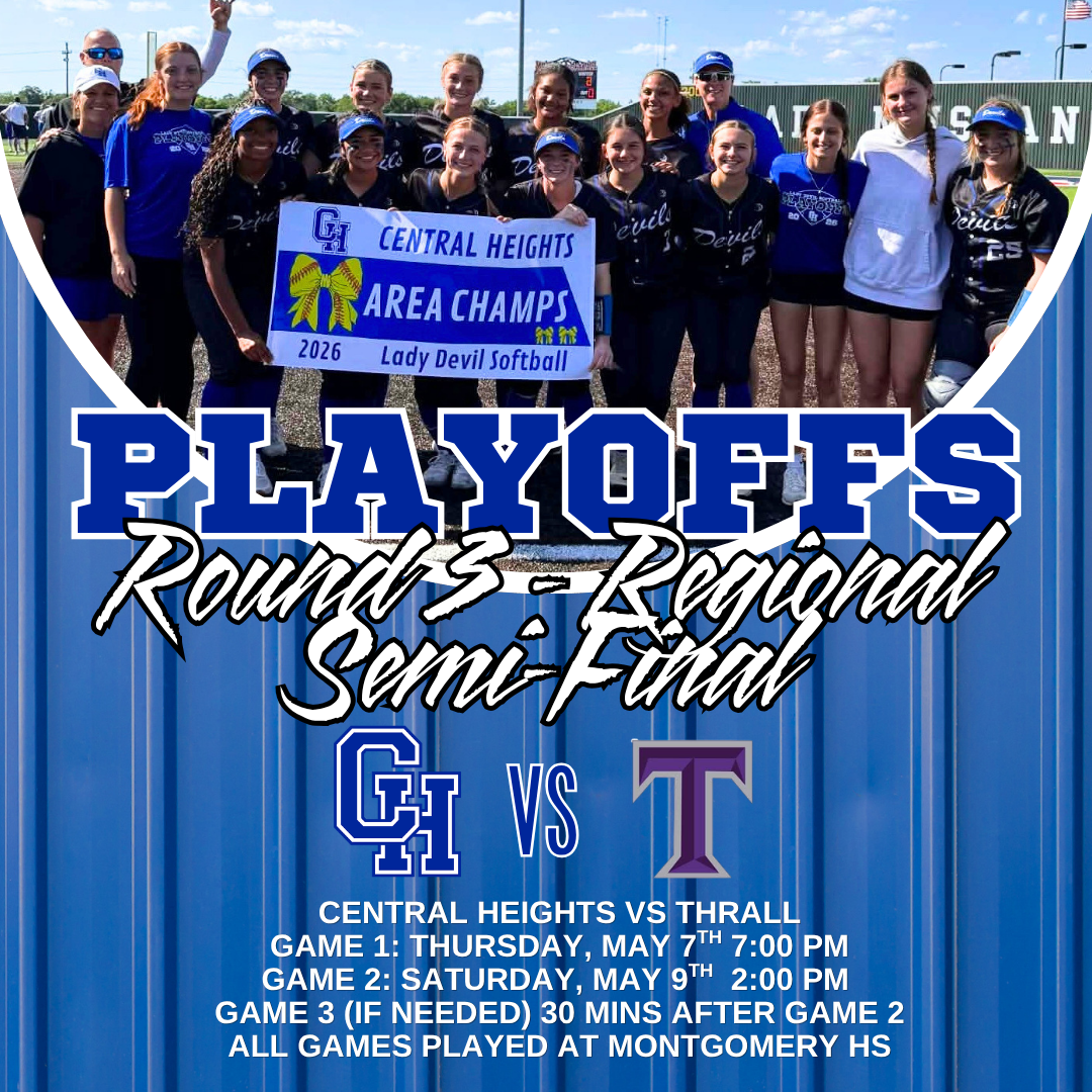🥎 Lady Devil Softball ~ Playoffs Round 3 Info