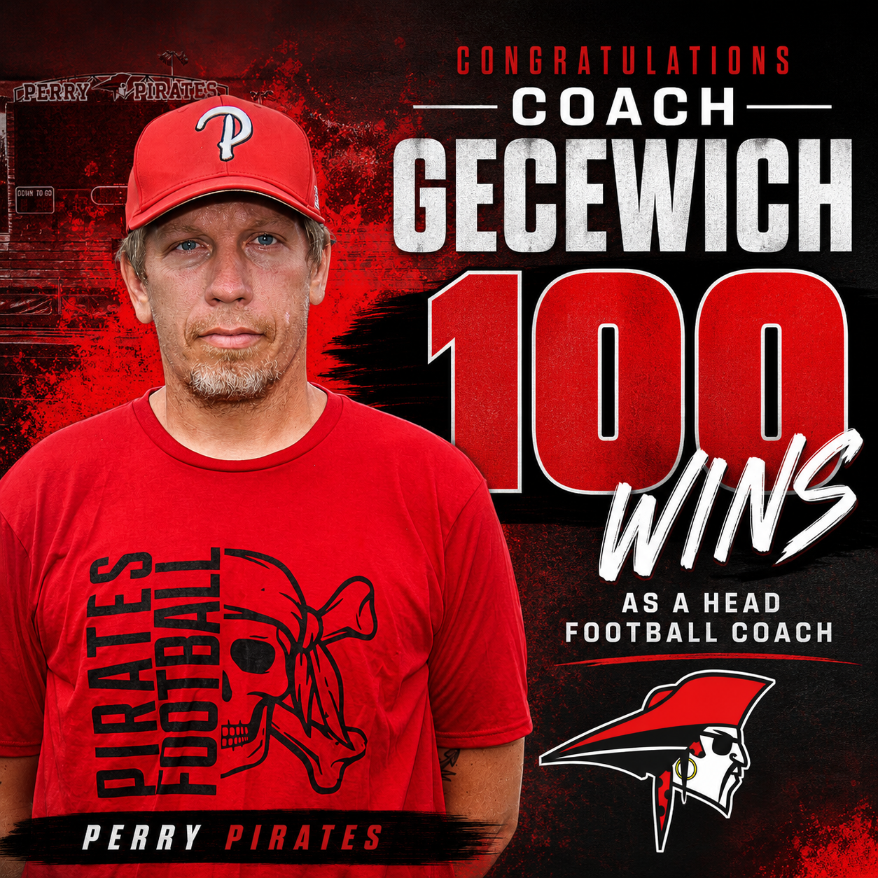 Coach Gecewich Makes it 100 Wins!