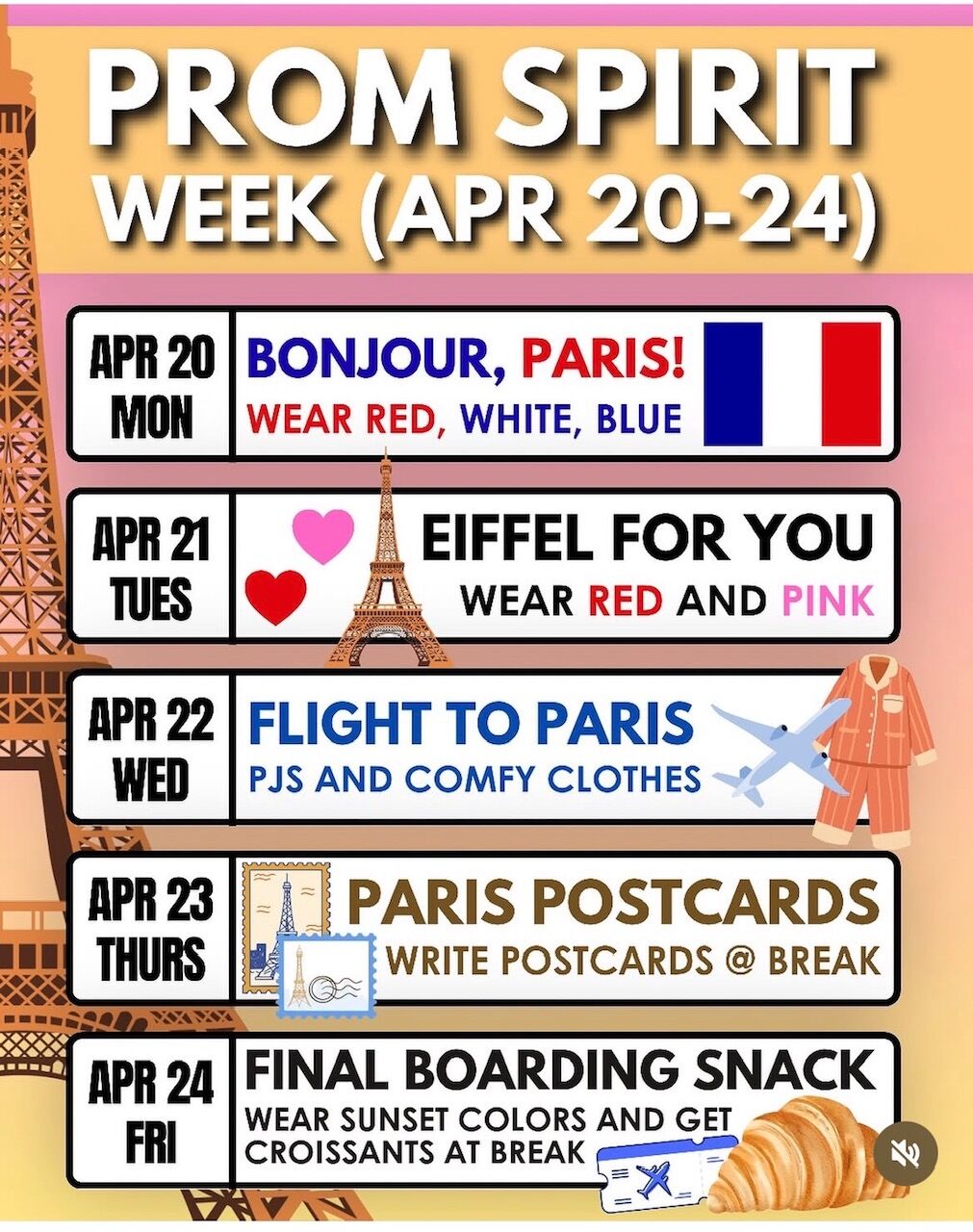 2026 Prom Spirit Week