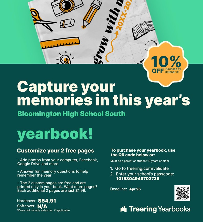 Yearbook sale