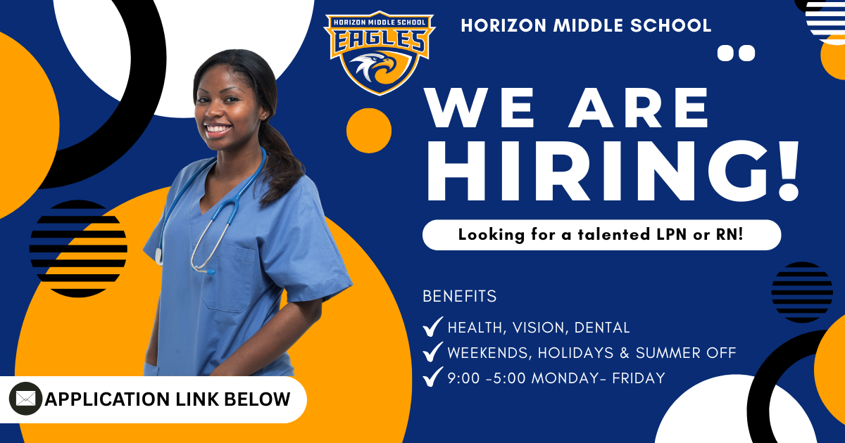 Looking for a School Nurse!