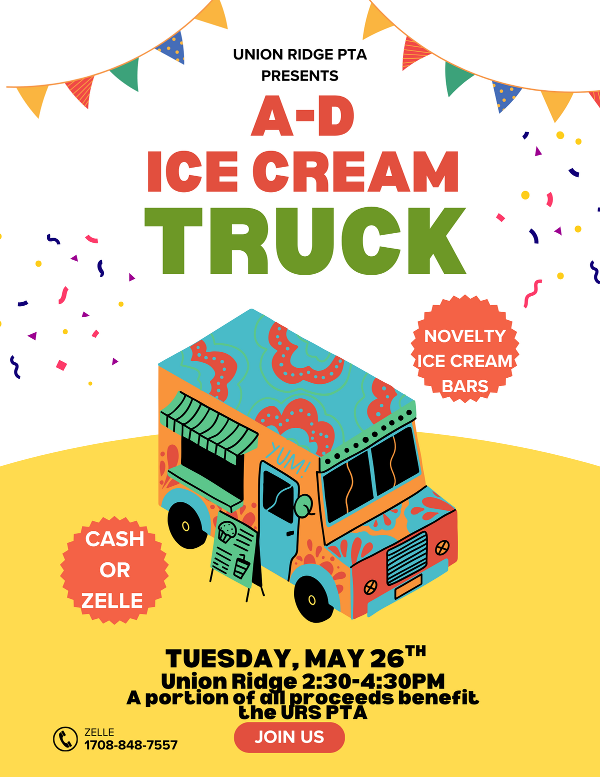 Ice Cream Truck - Today - 2:30pm-4:30pm