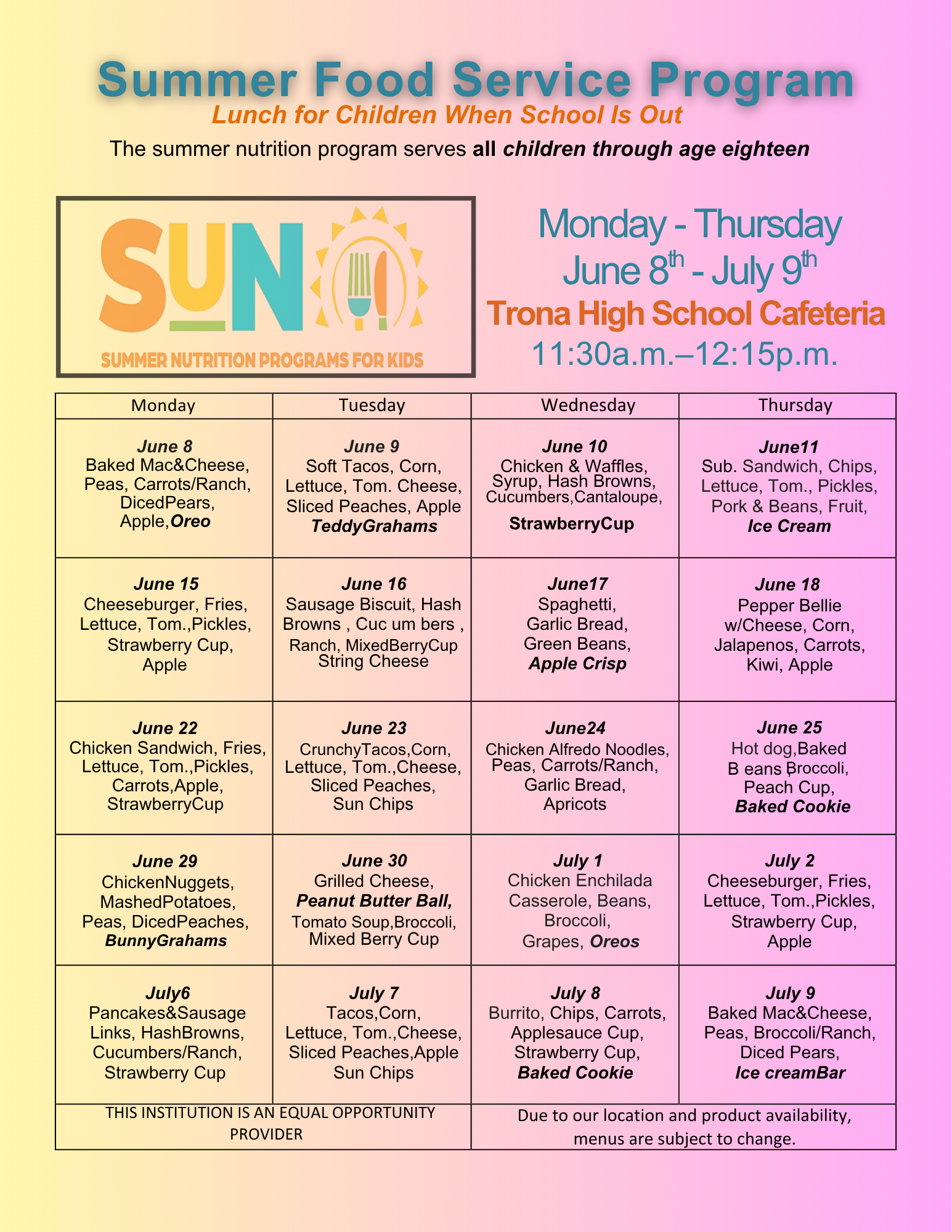 🍉😎☀️Summer School & Lunch🍉😎☀️